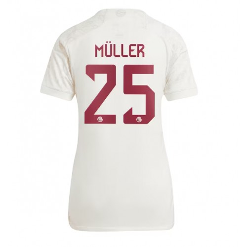 Maillot de foot Bayern Munich Thomas Muller #25 Troisième Femmes 2023-24 Manches Courte